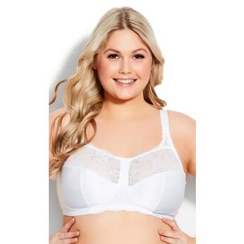 Avenue Body  Women's Plus Size Comfort Cotton No Wire Bra - Beige - 48ddd  : Target
