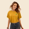 Dalix Alien Embroidered Cotton Relaxed Fit Flowy Short Sleeve Crewneck Tee Shirt Womens - 2 of 4