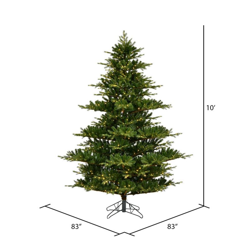 Vickerman Sherwood Fir Artificial Christmas Tree, 3 of 6