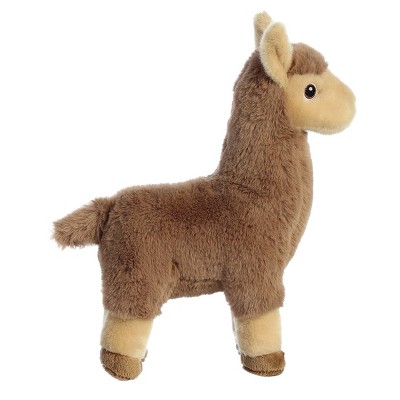 Eco-Friendly Medium Brown Llama Plush with Recycled Materials