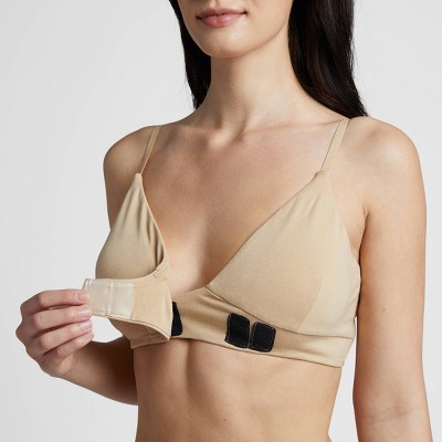 Easy-Open Velcro Front Closure Bra