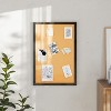 Flash Furniture Camden Rustic Wall Mount Cork Board with Wooden Push Pins for Home, School, or Business - 2 of 4