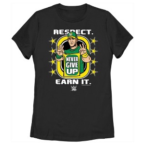 Women's WWE John Cena Respect Earn It T-Shirt - 1 of 4