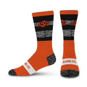 NCAA Oklahoma State Cowboys Mixer Crew Socks: Cushioned Heel & Toe, Knit Fabric - 1 of 3
