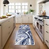 Washable Abstract Runner Rug, Non-Slip Stain-Resistant Carpet for Hallway Kitchen Bedroom Entryway Bathroom - 2 of 4