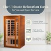Dynamic Saunas Barcelona 2-Person Low EMF FAR Infrared Sauna with Red Light Therapy & Bluetooth Speakers | Personal Indoor Spa for Home & Gym - 2 of 4