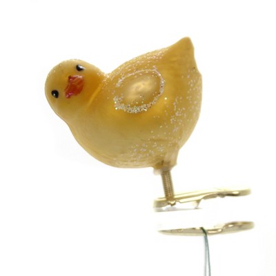 Old World Christmas 2.0" Baby Chick Clip-On Ornament Bird  -  Tree Ornaments
