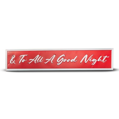 tagltd & To All A Good Night Enamel Sign