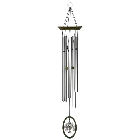 Woodstock Wind Chimes Signature Collection, Wind Fantasy Chime, 24'' Silver Wind Chime - image 1 of 4