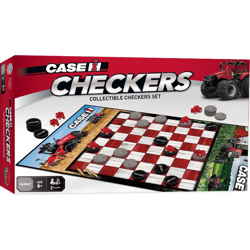 MasterPieces Officially licensed Case/Farmall Checkers Board Game for Families and Kids ages 6 and Up, 2 of 7
