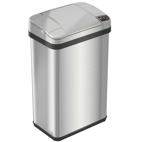 45l Rectangle Stainless Steel Step Trash Can Gold - Brightroom™ : Target