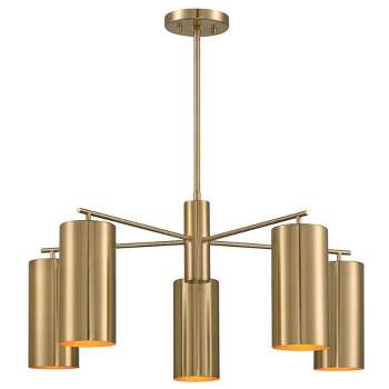 6-Arm Candelabra Chandelier Ceiling Light Brass Finish - Hearth & Hand™  with Magnolia