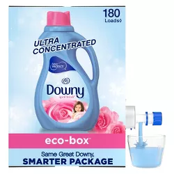 Downy April Fresh Liquid Fabric Conditioner Eco-Box HE Compatible - 105 fl oz