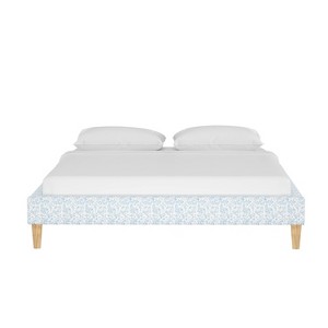 California King Platform Bed Indes Blue - Simply Shabby Chic