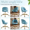 Karl Home | 23 inch Task Chair Office Desk Chair Make Up Chair With Wheels - 2 of 4