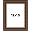 PosterPalooza | Traditional Brown Picture Frame - UV Acrylic, Foam Board Backing, Hanging Hardware - 2 of 4