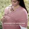 Comfy Cubs Baby Wrap Carrier - Soft and Stretchy Cotton Blend Baby Sling, Hands-Free Infant Carrier - Adjustable One Size Fits All - 4 of 4