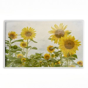 Stupell Industries Sunny Mood Flower Field Printed Plush Bath Mat And Bath Rug, Design By Anne Bailey, 18"X30" - 1 of 4