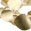 Progress Lighting, Laurel Collection, 6-Light Chandelier, Gilded Silver, Hand-Painted Leaves - 3 of 4