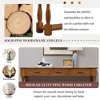 CAVINAS 63" Entryway Console Table with Storage,Hallway Table with 3 Drawers and Bottom Shelf,Modern Entry Table for Entryway,Hallway - 4 of 4
