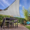 Sun Shade Sail Canopy UV Block – Waterproof Outdoor Shelter for Patio, Deck, Garden - Gray - 20x20x20 - 4 of 4