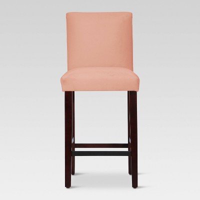Skyline Furniture 30" Velvet Parsons Barstool Wood