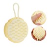 Unique Bargains Hangable Massage Hair Brush 4.33"x2.76"x1.38" Yellow 1 Pc - 4 of 4