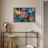 Art Remedy Relaxing Lion Tropical Jungle Animals Wall Art Framed - 2 of 4