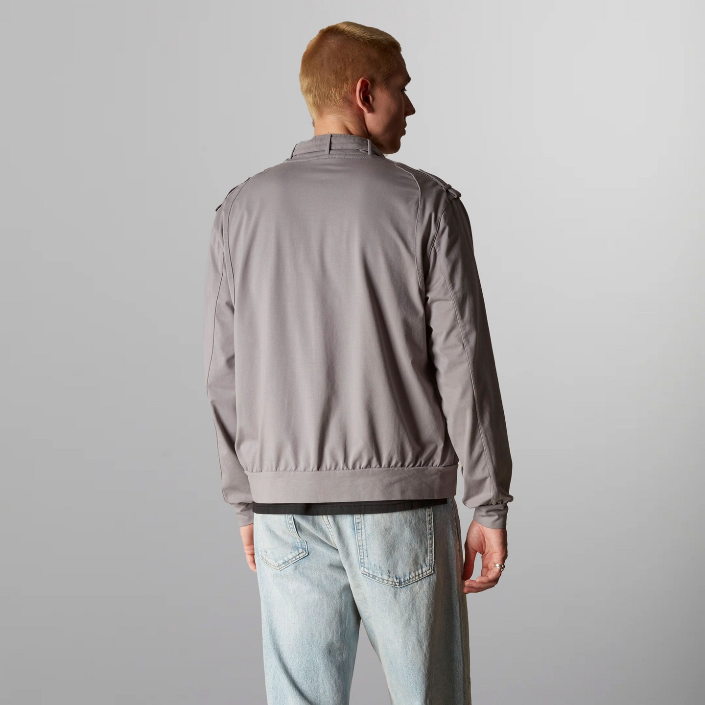 Мужская куртка Members Only Athletic Club Jacket - Grey, цвет: Серый — фото 2