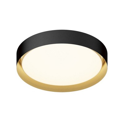 ET2 Lighting Echo 1 - Light Flush Mount in  Black/Gold