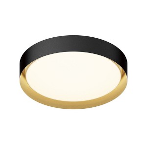 ET2 Lighting Echo 1 - Light Flush Mount in  Black/Gold - 1 of 1