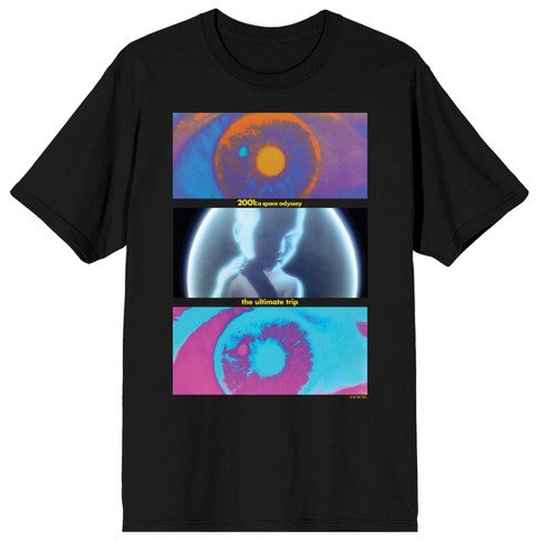 2001 A Space Odyssey Hyperspace Screenshots Crew Neck Short Sleeve Men ...