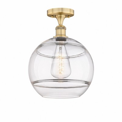 Rochester - 1 Light Semi-Flush Mount In Industrial Style-13.5 Inches Tall and 12 Inches Wide