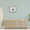 Stupell Industries Blue Sea Crab Over Beige Soft Watercolors - 2 of 4