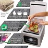 NutriChef Chamber Vacuum Sealer Food Preservation System (PKVS70STS) - Stainless Steel - 4 of 4