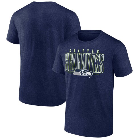 NFL Seattle Seahawks Men's Tallest Player Heather Short Sleeve Bi-Blend  T-Shirt - S