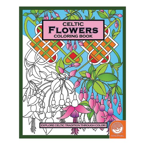 Download Mindware Celtic Flowers Coloring Book Coloring Books Target