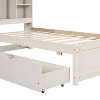 Kumasinova Twin Bed Frames with Bookshelf Headboard,Bed Frame Twin with USB Ports,Platform Bed with 2 Storage Drawers,Twin Bed Frame for Kids,Teens - 4 of 4