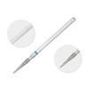 Unique Bargains Emery Nail Drill Bits Set for Acrylic Nails 3/32 Inch Nail Art Tools 44.2mm Length Blue 10Pcs - 3 of 4