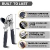 Can Opener Manual Heavy Duty, Solid Steel Hand Manual Can Open with Magnet for Kitchen Camping, Gray - 2 of 4