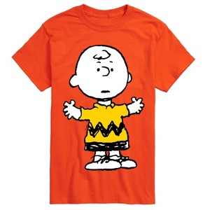 Men's - Peanuts - Charlie Brown Standing- Men's Short Sleeve Graphic T-Shirt Short Sleeve Graphic T-Shirt - 1 of 4