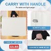 FDW Portable 84 Inches Long 28 Inchs Wide Hight Adjustable Table 2 Folding Massage Spa Facial Cradle Salon Bed W/Carry Case - 4 of 4