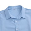 Men's Muscle Shirts Short Sleeve Button Up Shirt Slim Fit Dress Shirts - image 4 of 4