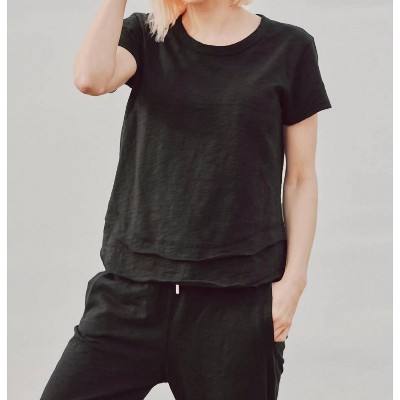 Women's Daisy Short Sleeve Tee Top - Leallo