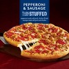 DiGiorno Thin & Crispy Stuffed Crust Pepperoni & Sausage Frozen Pizza - 21.4oz - 3 of 4