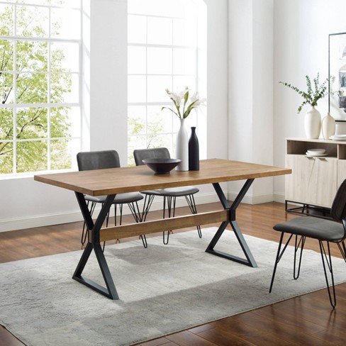 rustic oak dining table