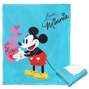 Disney Minnie Mouse Love Minnie Silk Touch Throw Blanket 50x60 Inches - 1 of 4