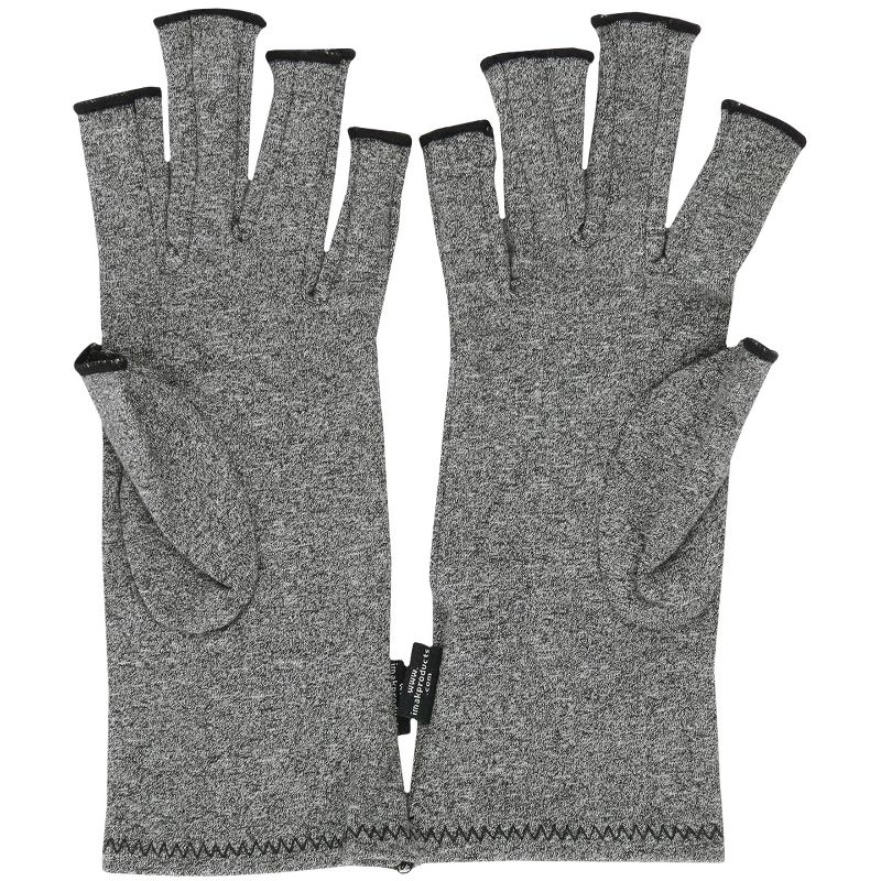 Brownmed IMAK Arthritis Pain Relief Compression Half Finger Gloves, 1 of 2