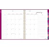 Harmony Weekly/Monthly Poly Planner, Weekly: Vertical Format, 11 x 9.38, Purple/Gold Cover, 13-Month (Jan to Jan): 2025-2026 - 2 of 4
