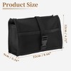 Unique Bargains Mesh Style Pencil Pouch with Large Capacity for Office Supplies 1 Pc - 2 of 4